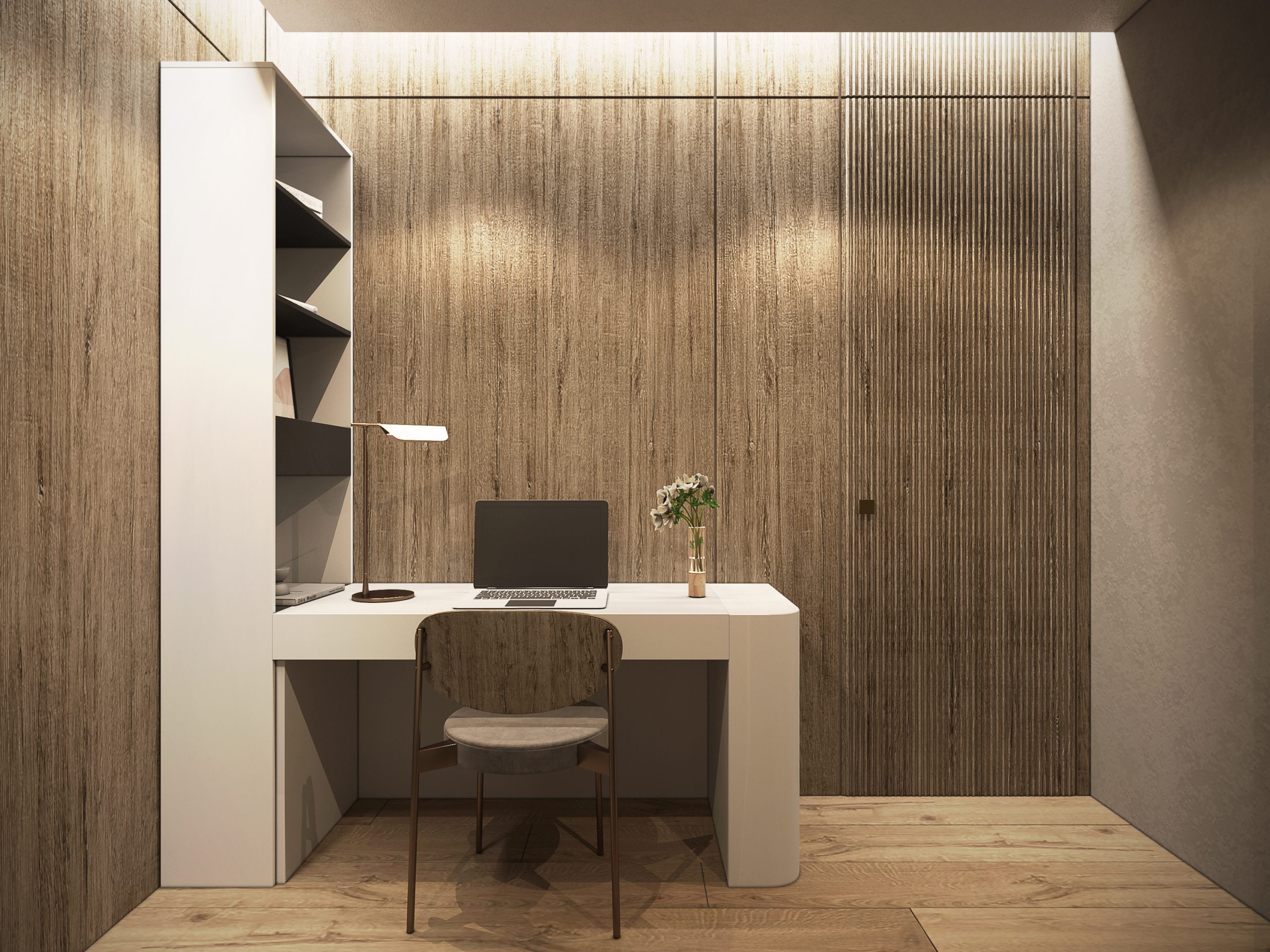 Elegant and spacious living room in a 1-bedroom apartment at Peace Lagoons, featuring contemporary design and modern furnishings